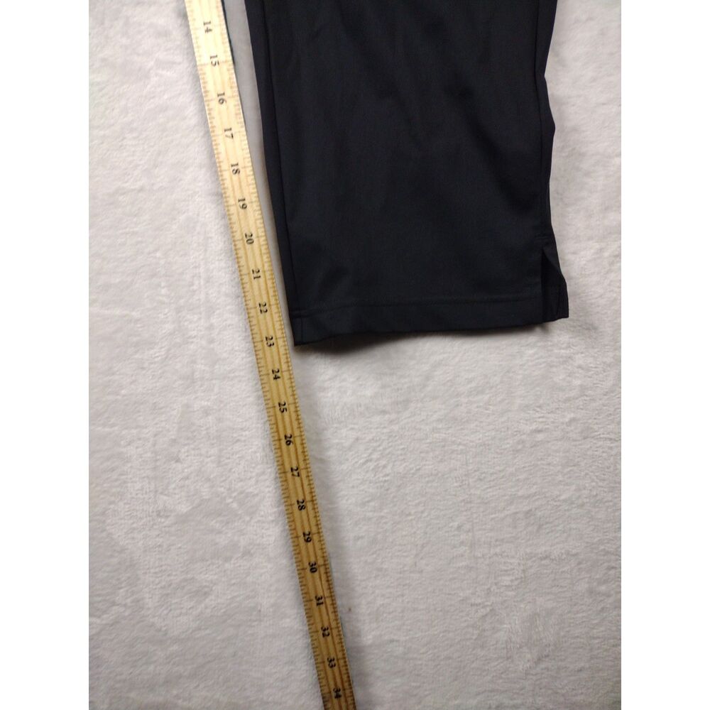 Lands End Womens‎ XL Petite Black Active Crop Pants Zipper Pockets Golf Travel - Picture 7 of 8
